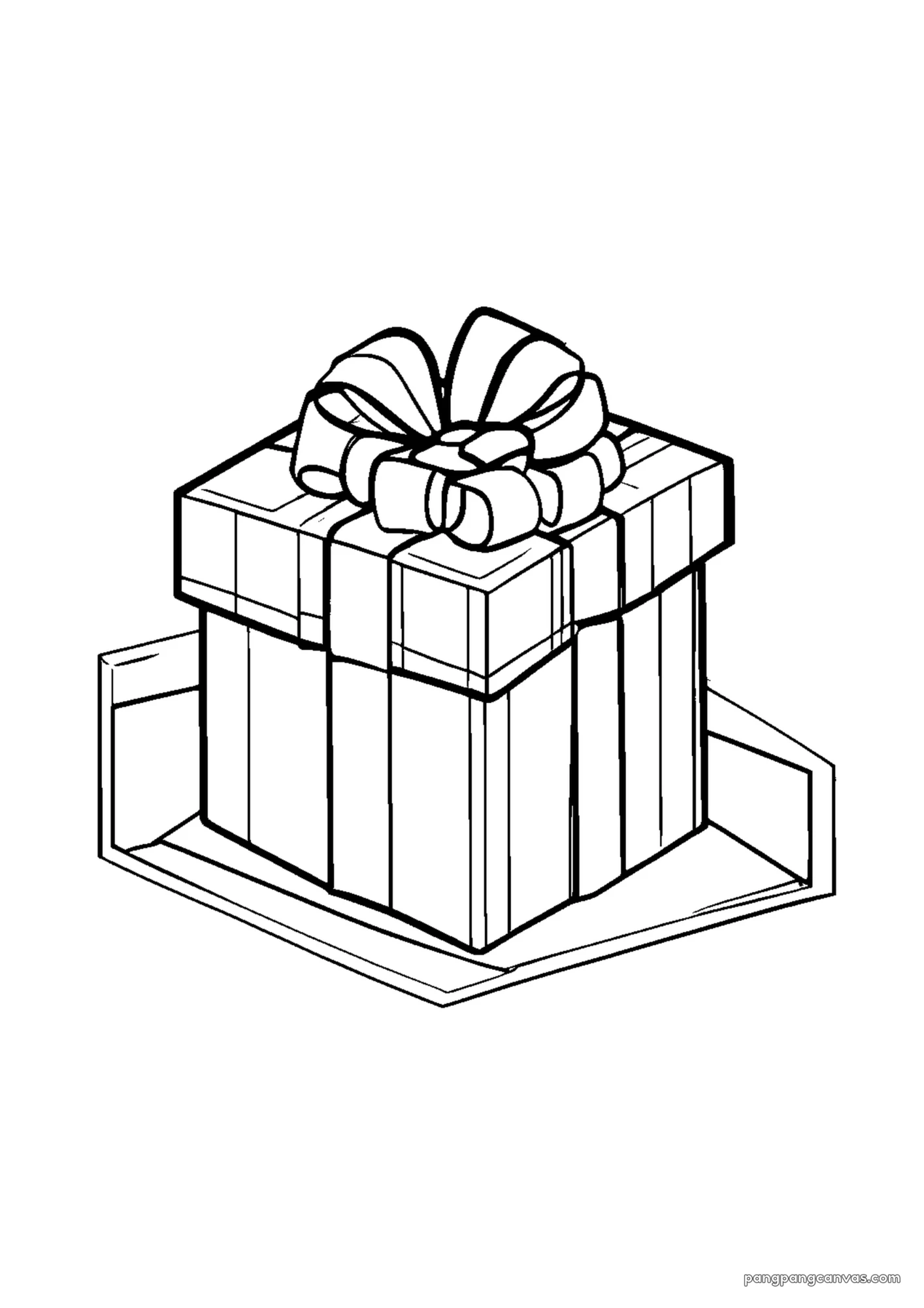 강아지 생일 선물 상자 색칠공부 도안 무료 프린트