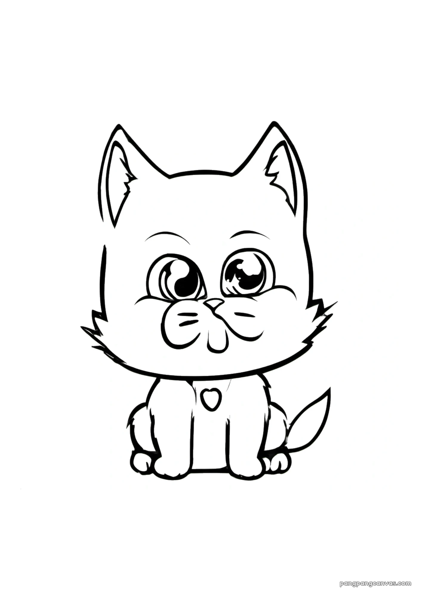 고양이 장난감 쥐 색칠공부 도안 무료 프린트