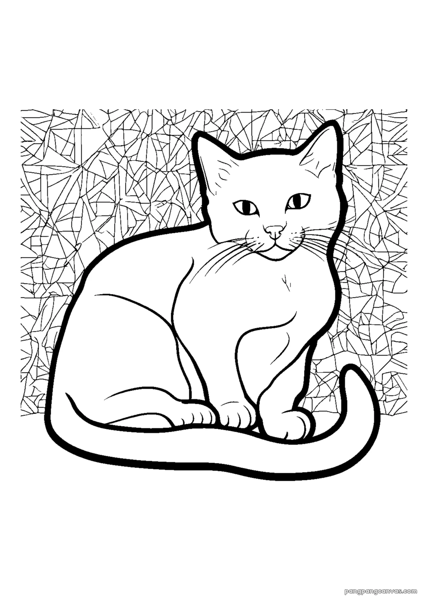 고양이 포근한 낮잠 색칠공부 도안 무료 프린트
