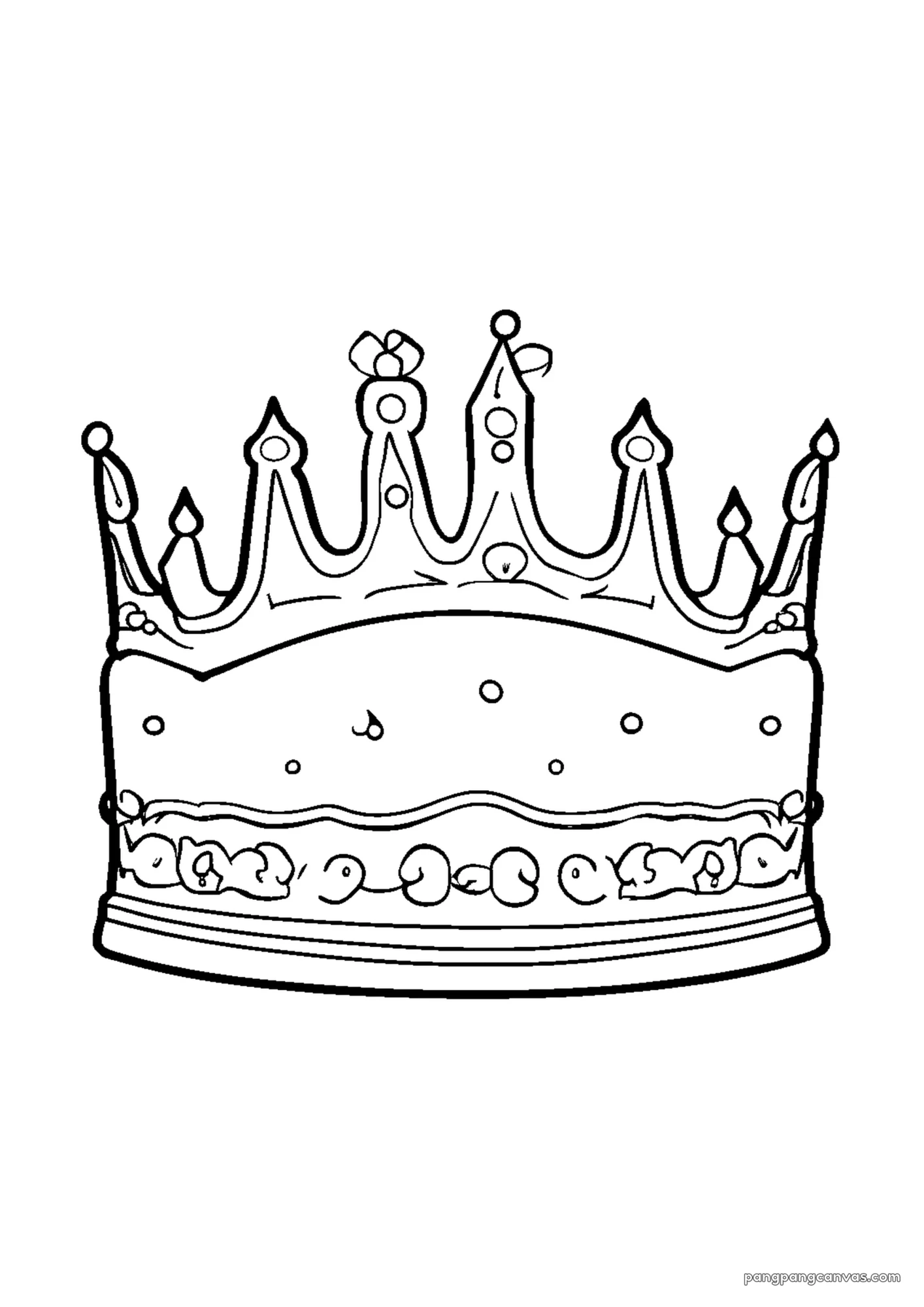귀여운 아기곰 생일 왕관 색칠공부 도안 무료 프린트