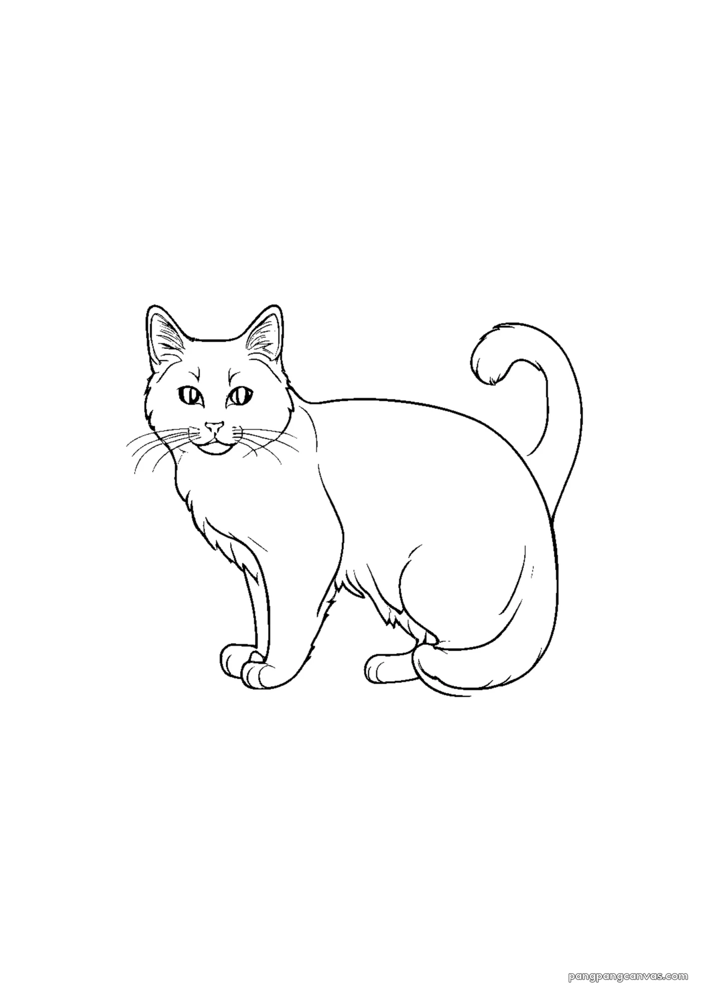 보송보송 고양이 소파 색칠공부 도안 무료 프린트